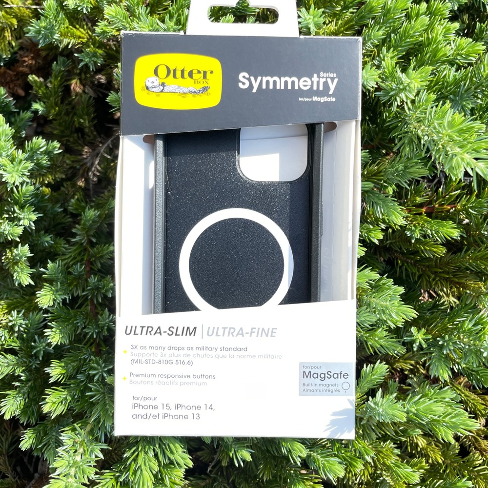 OtterBox Symmetry Series MagSafe Case iPhone 15 14 13 Black 77-92925